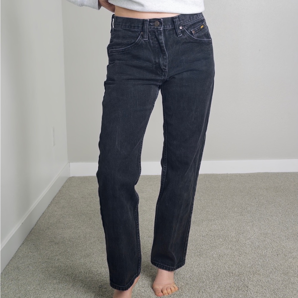 Lee Women's Straight Leg Black Jeans